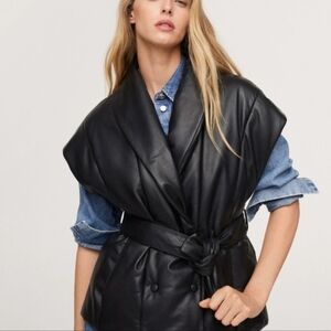 Jason Wu - Faux Leather Vest - Size S